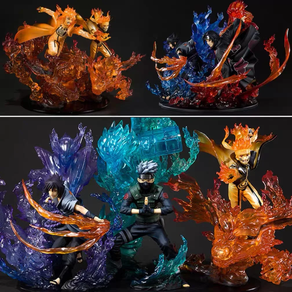 Uchiha Itachi Fire Sasuke Susanoo Gk Kakashi Namikaze Minato Cartoon Figma Model Doll Toys