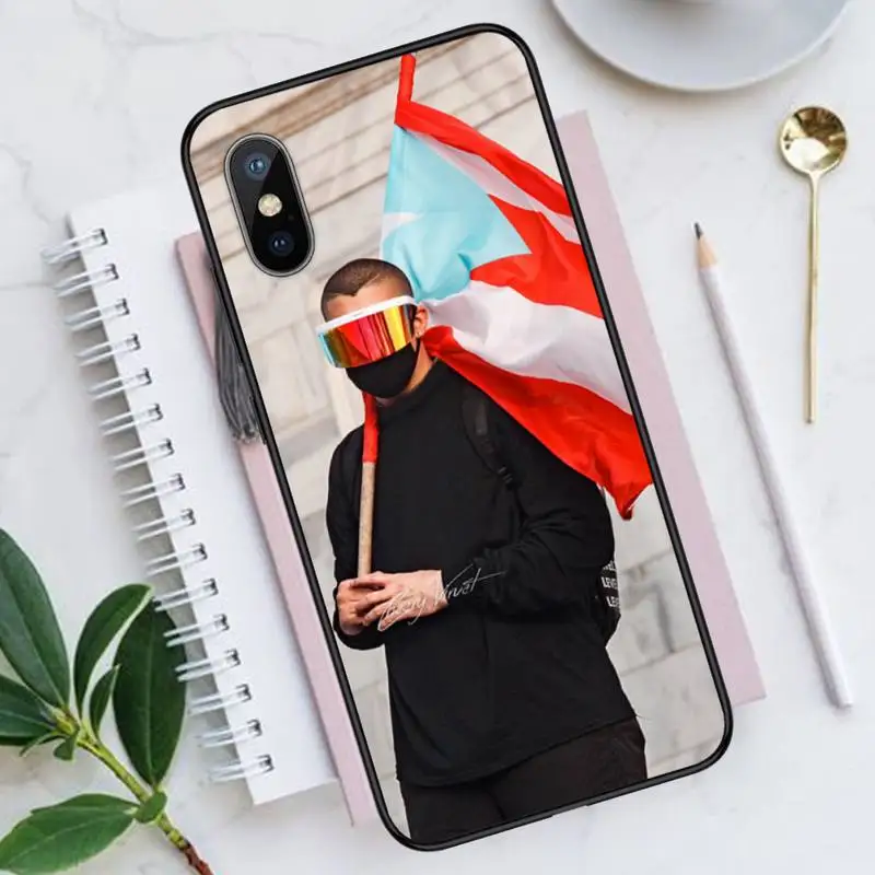 

Bad Bunny rabbit Latin male singer Phone Case for iPhone 11 12 pro XS MAX 8 7 6 6S Plus X 5S SE 2020 XR Luxury shell funda coque