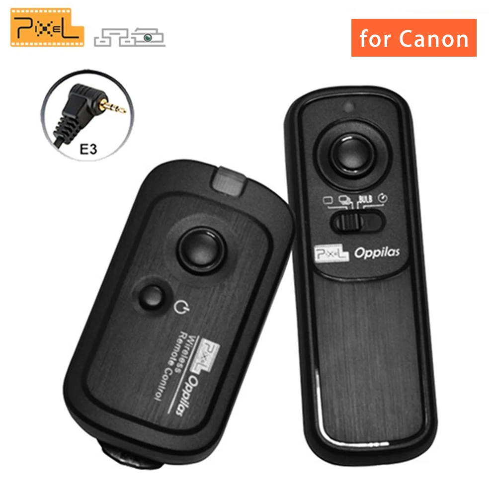 Pixel Oppilas RW-221 / E3 Wireless Shutter Remote Control for Canon 700D 1200d 450D 550D 60D 600D 650D Pentax K200 Contax | Электроника