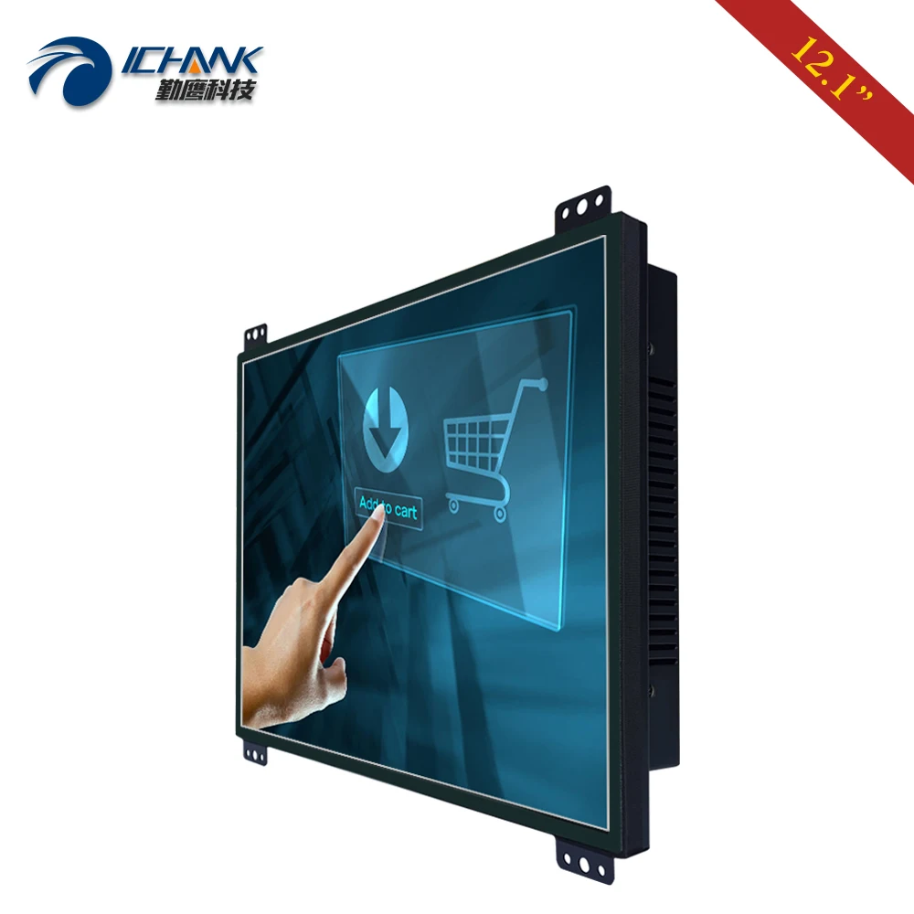 Женский/12 дюймов 1024x768 открытая рамка DVI K120TC DUV2/12 1 &quotметаллический корпус Embedd