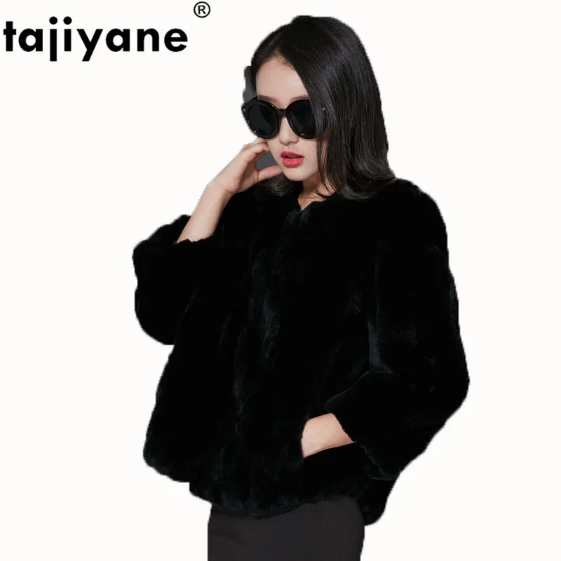 Женское пальто из натурального меха осенне зимнее женская одежда 2018 корейское