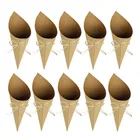 20 шт. Свадебные белые конфетти, разнообразные кружевные бумажные лепестки, конфетные натуральные белые конусы-Конфетти Для украшения свадебной вечеринки