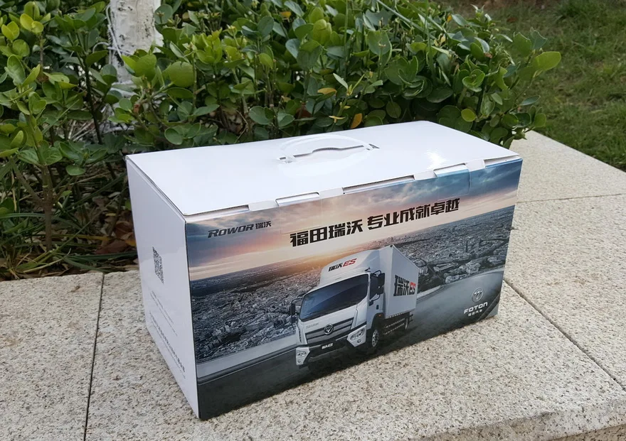 Редкий изысканный сплав модель 1:26 Foton AUMARK ES доставка Фургон Грузовик литья под