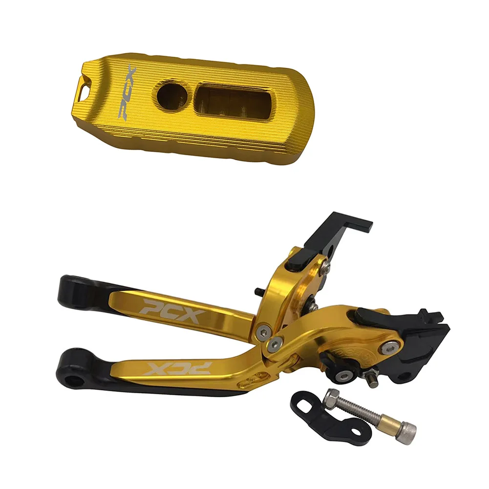 SEMSPEED парковочные тормозные рычаги крышка для ключа HONDA PCX 150 125 PCX125 PCX150 складной