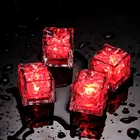 Светодиодные кубики льда DIY, красочная вспышка, реквизит, светсветильник, свадьба, фестиваль, Декор, Рождественская панель
