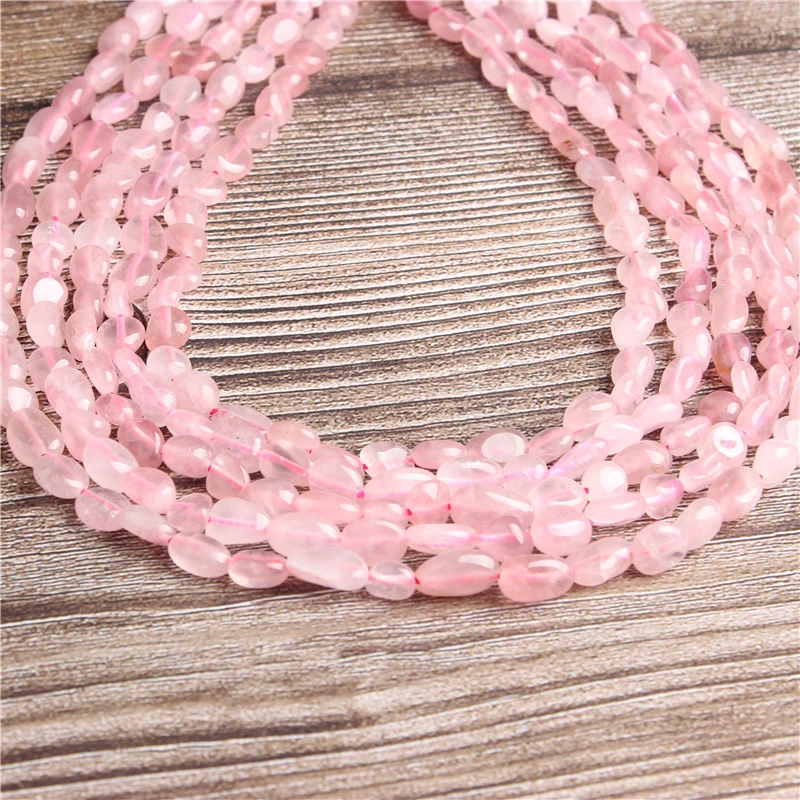 Lan Li Natural irregular Green Aventurine loose beads smooth interval bead jewelry DIY Stone Bracelet Necklace | Украшения и