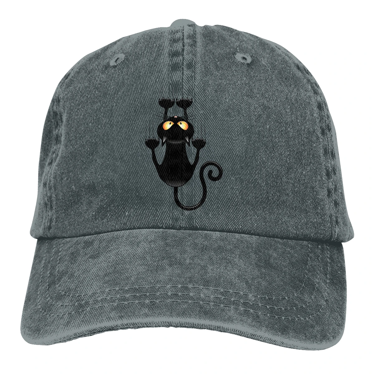 

Cat Paw Print Hats for Men Women Adjustable Sun Hats Vintage Trucker Hat