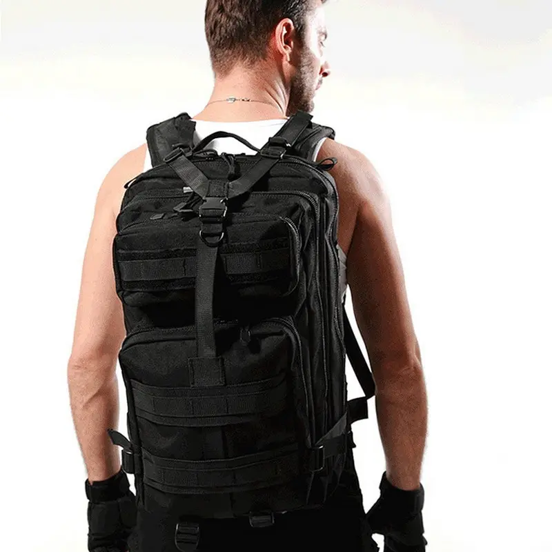 

2021 Outdoor Military Tactical Backpack 30L Molle Bag Army Sport Travel Rucksack Camping Hiking Trekking Camouflage Bag