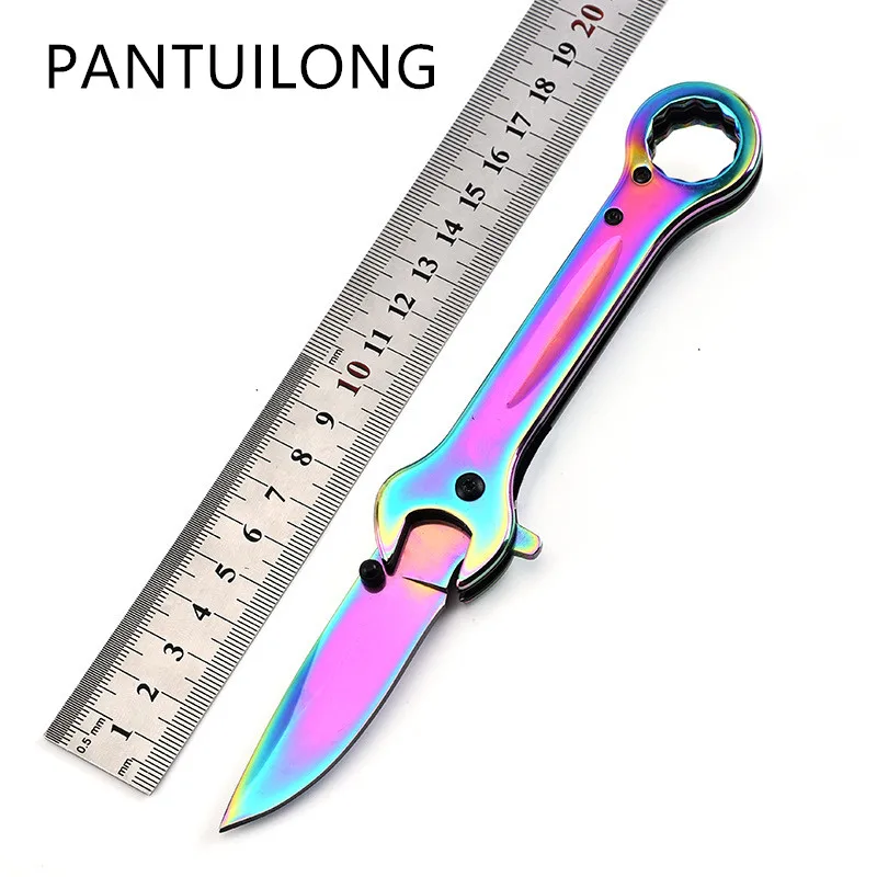 Складывающиеся охотничьи и тактические ножи гаечный ключ Тип джек нож на