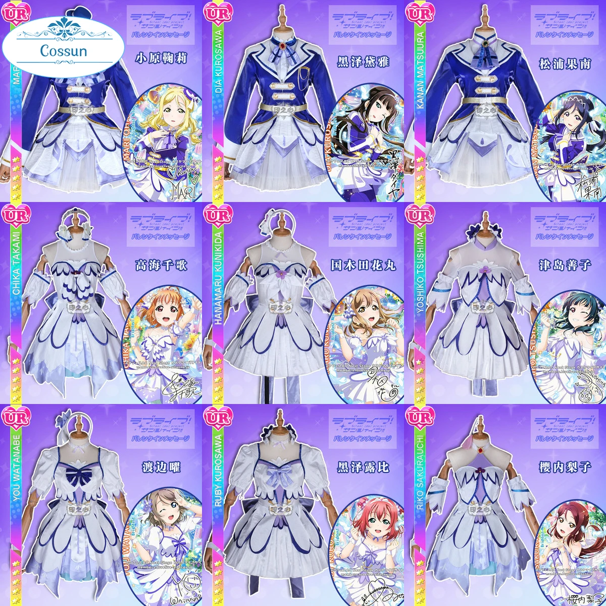 

Аниме! Отлично! Солнечный свет! Gekijouban яркая Мелодия Chika You Hanamaru Ruby красивая форма Косплей Костюм Бесплатная доставка