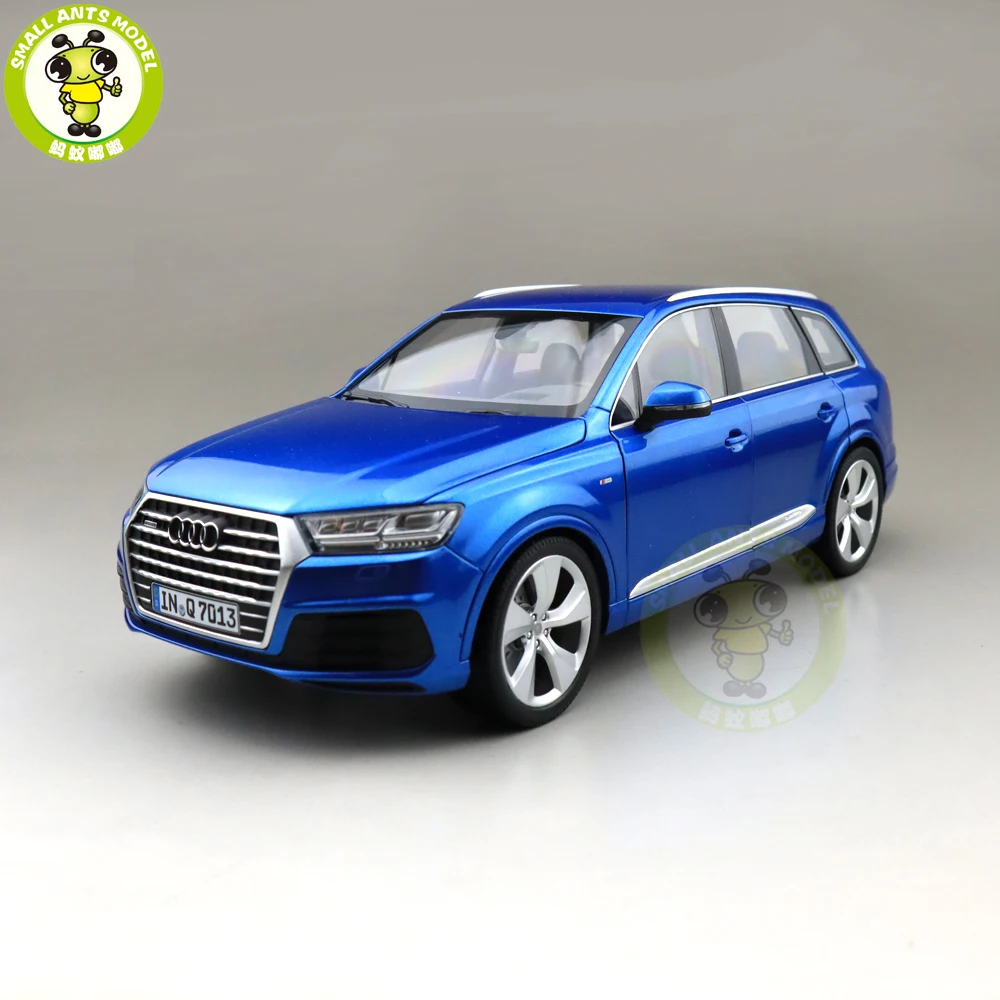 1/18 Minichamps Q7 2015 почти настоящие Литые металлические модели автомобилей игрушки для