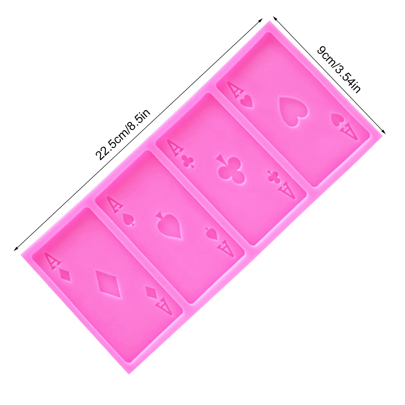 Игральных карт печенья прессформы торта покер шоколад из силиконовой формы