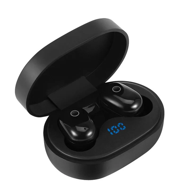 T8 наушники вкладыши TWS с Беспроводной Bluetooth со светодиодными огнями V5.0 Мода HD