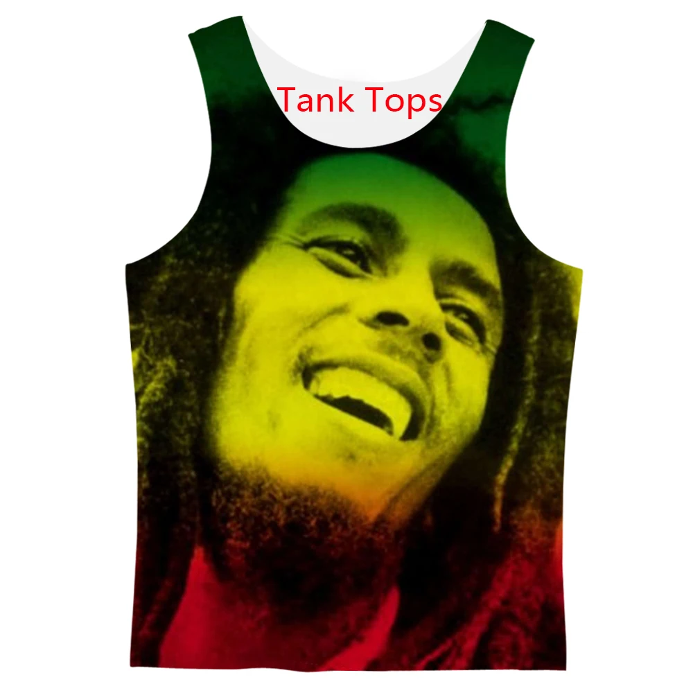 Рэппер Боб Марли 3d принт жилет/футболка/толстовки на молнии/брюки спортивный