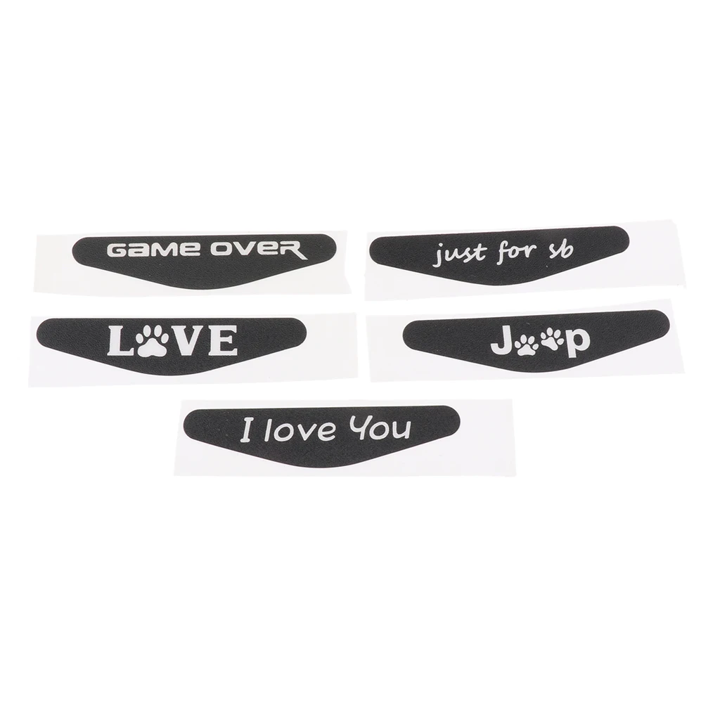 5 шт. светодиодная световая панель ПВХ покрытие наклейка Кожа Наклейка для Sony PS4