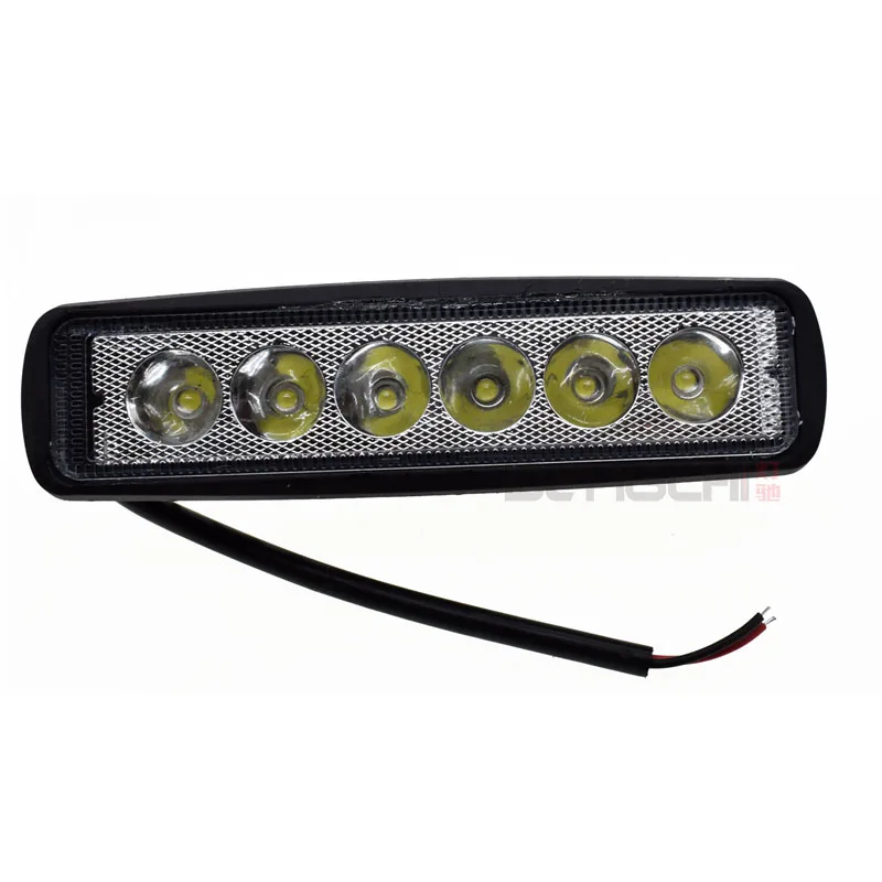 6 LED s 12 V 18 W Светодиодный фонарь для мотоцикла|Световая рейка/рабочее освещение| |
