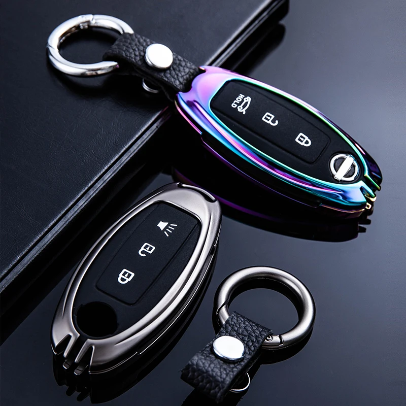 

Zinc alloy silica gel Car shell Key Cover Case For Nissan Qashqai J10J11 X-Trail t31 t32 kick Tiida Pathfinder Murano Note Juke