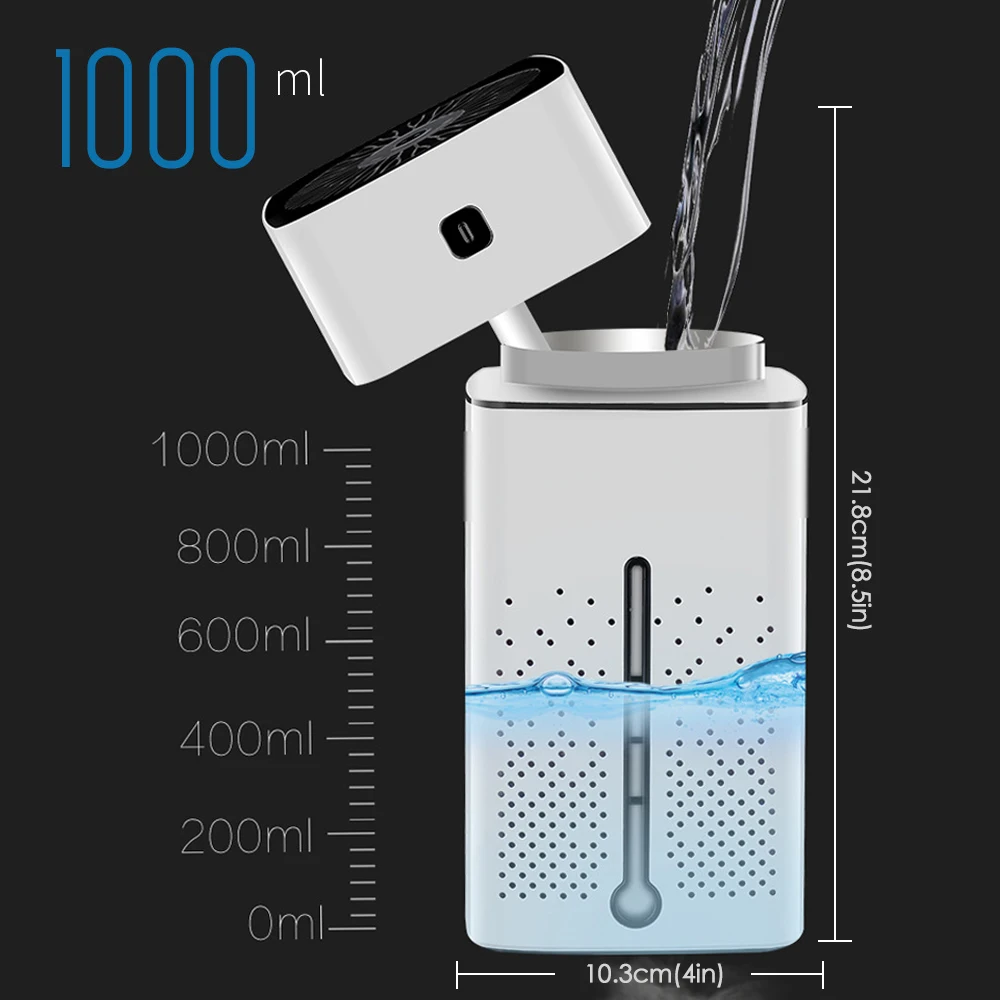 USB портативный увлажнитель воздуха диффузор ароматического масла 1000 мл