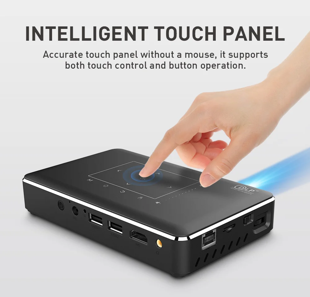REAL TV P10 Mini 4K DLP Android 9 0 проектор WiFi Bluetooth 4 портативный домашний кинотеатр Miracast Airplay| |