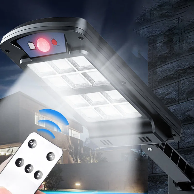 Водонепроницаемый светодиодный светильник на солнечной батарее с датчиком