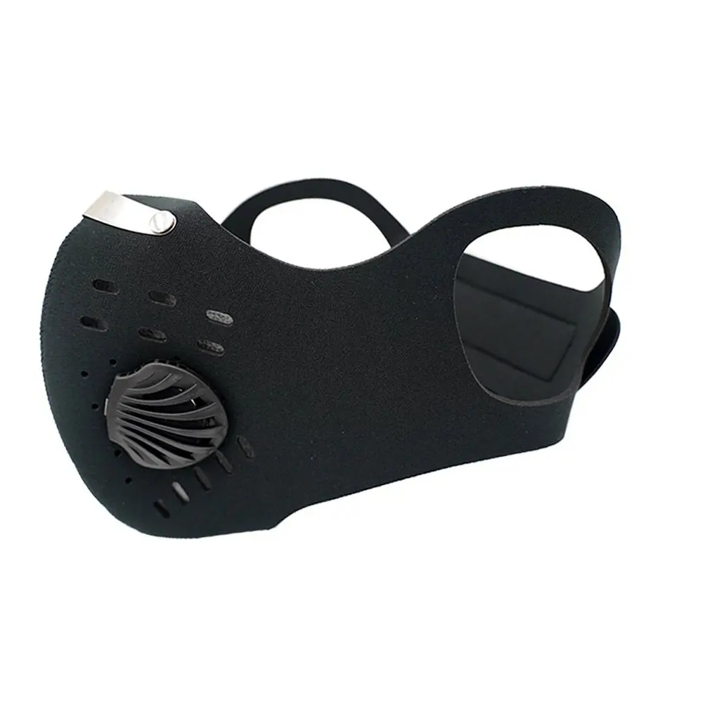 Маска с активированным углем и дыхательным клапаном ветрозащитная теплая