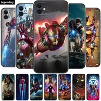 iron man marvel phone cases for iphone 13 pro max case 12 11 pro max 8 plus 7plus 6s xr x xs 6 mini se mobile cell
