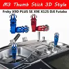 Сплав M3 M4 3D наклейки для Frsky X9D X7 FlySky I6S I6 I6X Jumper T16 RadioMaster JR передатчики