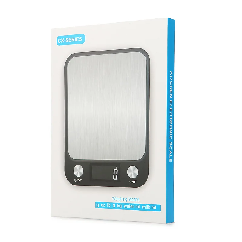 

New Multifunctional Electronic Scales Food Scales Stainless Steel Kitchen Baking Scales 5kg, Small and Accurate Weighing