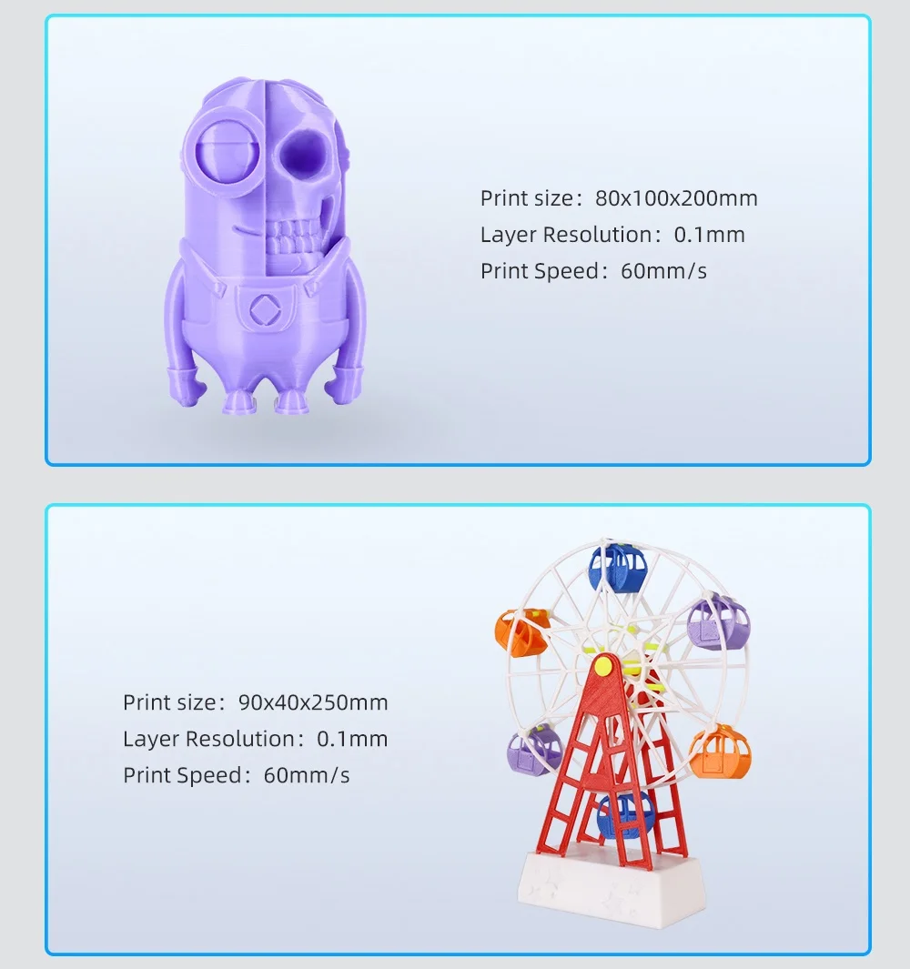 3D-принтер Anycubic Mega Zero 2 0 набор для сборки с большим размером печати сенсорный экран