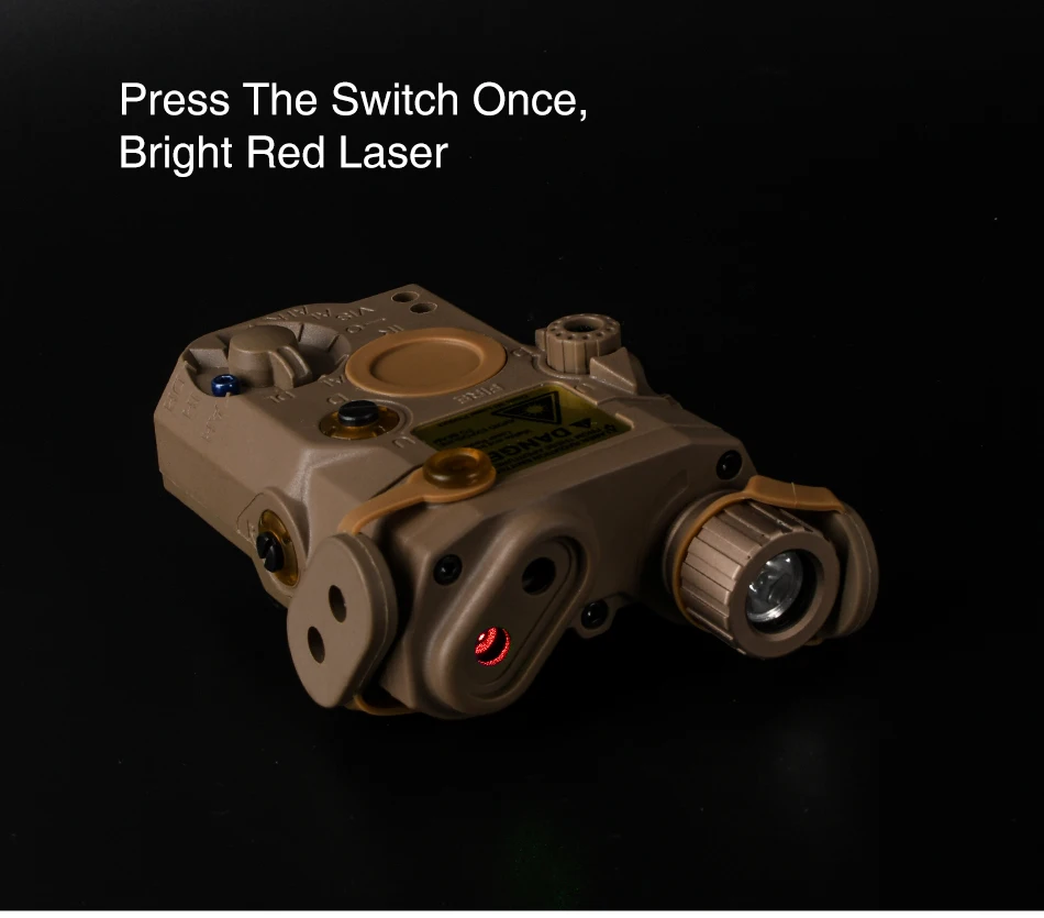 Тактический PEQ 15 Red Dot лазерный белый светильник для 20-мм вспышка без ИК