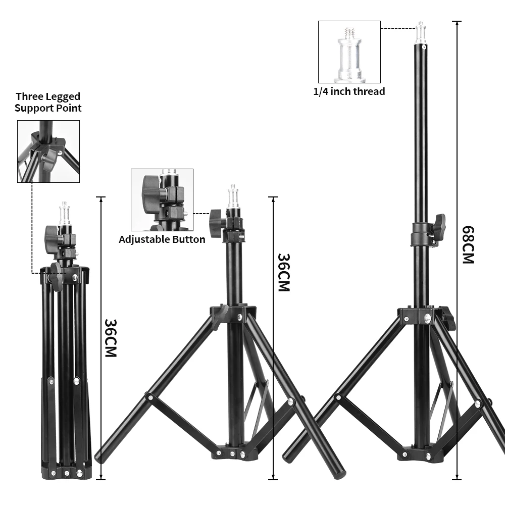 Миниатюрный Настольный зонтичное освещение для фотосъемки зонт с рефлектором E27