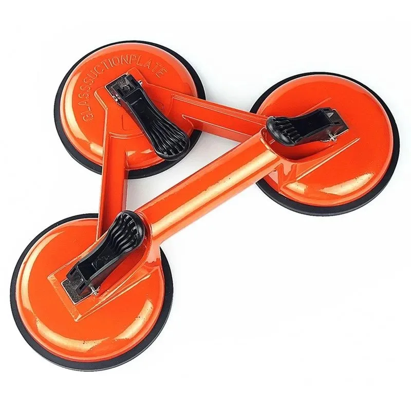 

Premium Quality Heavy Duty Ceramic Glass Suction Cup Double Handle Glass Puller/Lifter/Gripper