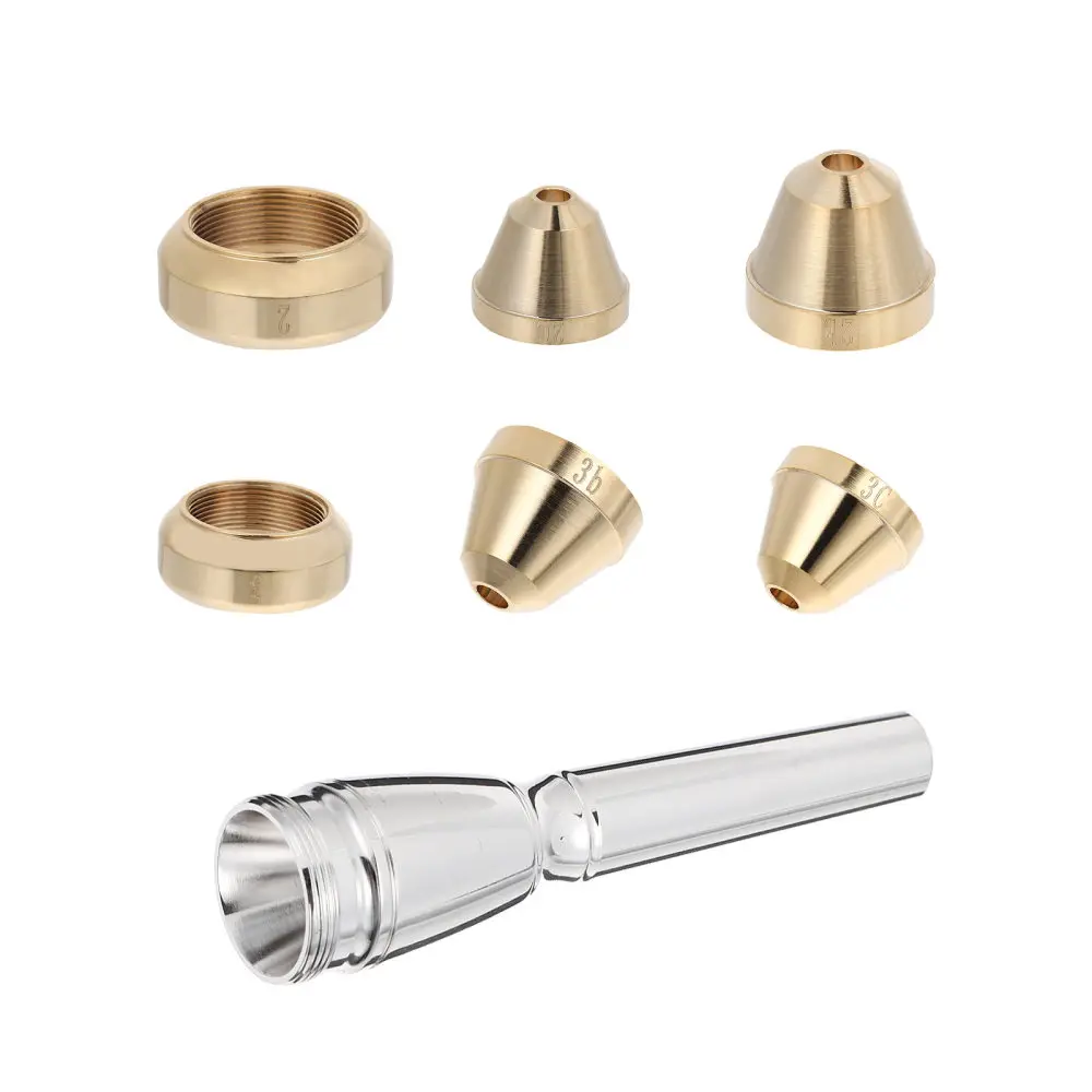 

7 Pcs Durable Trumpet Embouchure Trumpet Mouthpiece Musical Instrument Accessory
