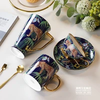 antique bone china gold coffee cup plate mug english afternoon tea cup european tea set ceramic cup set