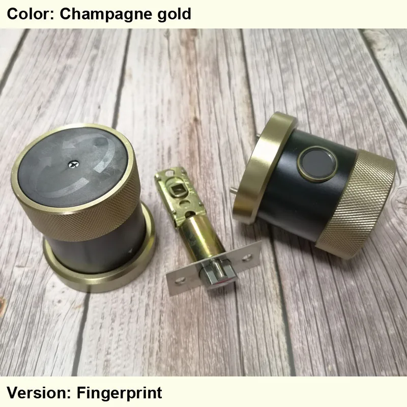 Fingerprint Version RAYKUBE Bluetooth электронный дверной замок с телефоном APP/отпечатков пальцев/смарт-карты/код разблокировки ручка Умный Замок - Цвет: Fingerprint Version