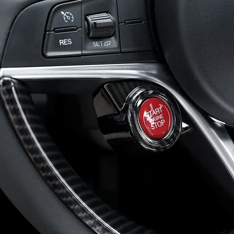 

Center Console Air Conditioning Outlet Vent Frame for Alfa Romeo Giulia & Start Engine Stop Cover