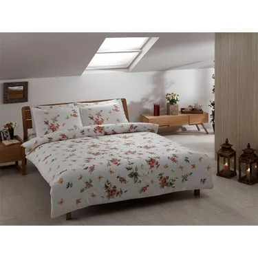 

High Quality Tac % 100 Cotton Double Linens Set 200x220 cm Duvet Cover Set Bedding Cover Set 2 pilowcase 1 Sheet