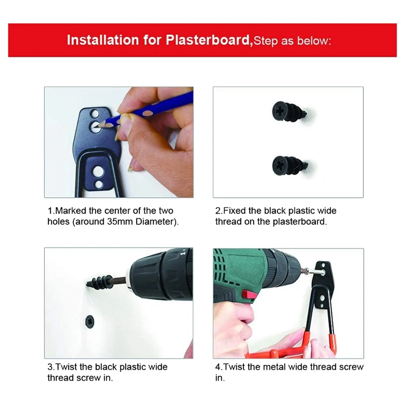 Двойные гаражные крючки настенное крепление и сверхпрочная Вешалка органайзер