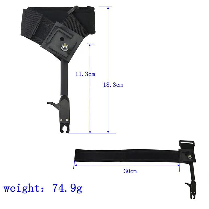 1 шт. вращающийся на 360 градусов зажим для стрельбы из лука регулируемый держатель