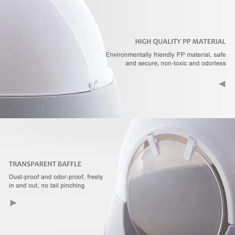 Контейнеры для кошачьего туалета домашних животных Закрытый бокс наполнителя