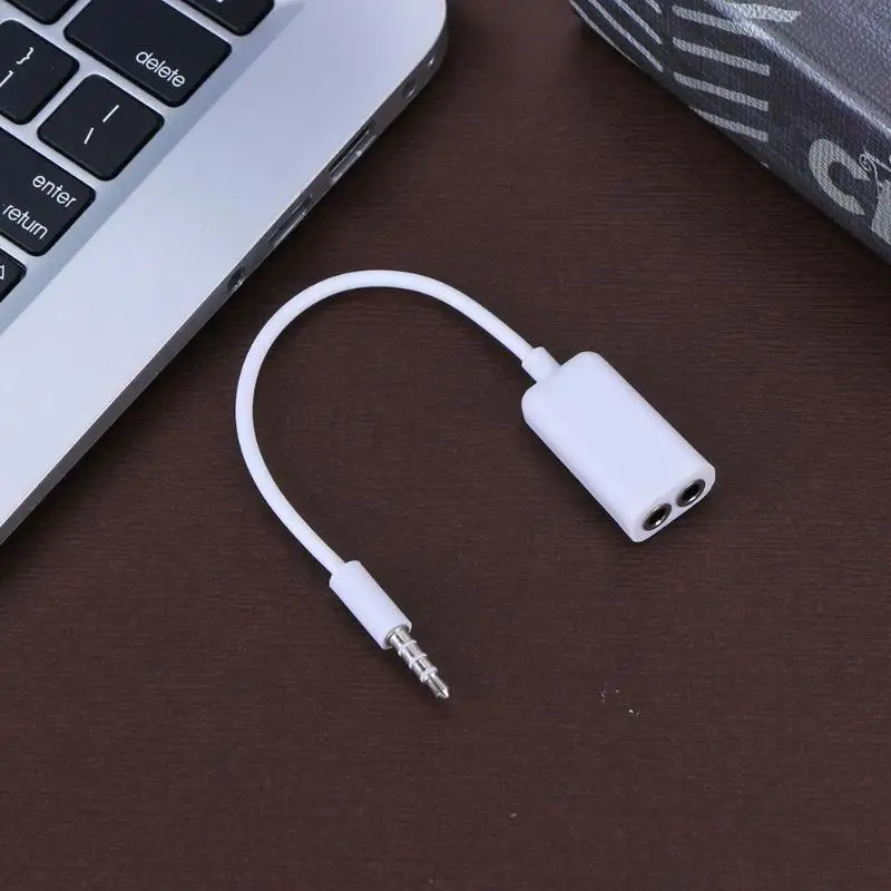 Аудиокабель для наушников с разъемом 3 5 мм разветвитель микрофона переходник 1