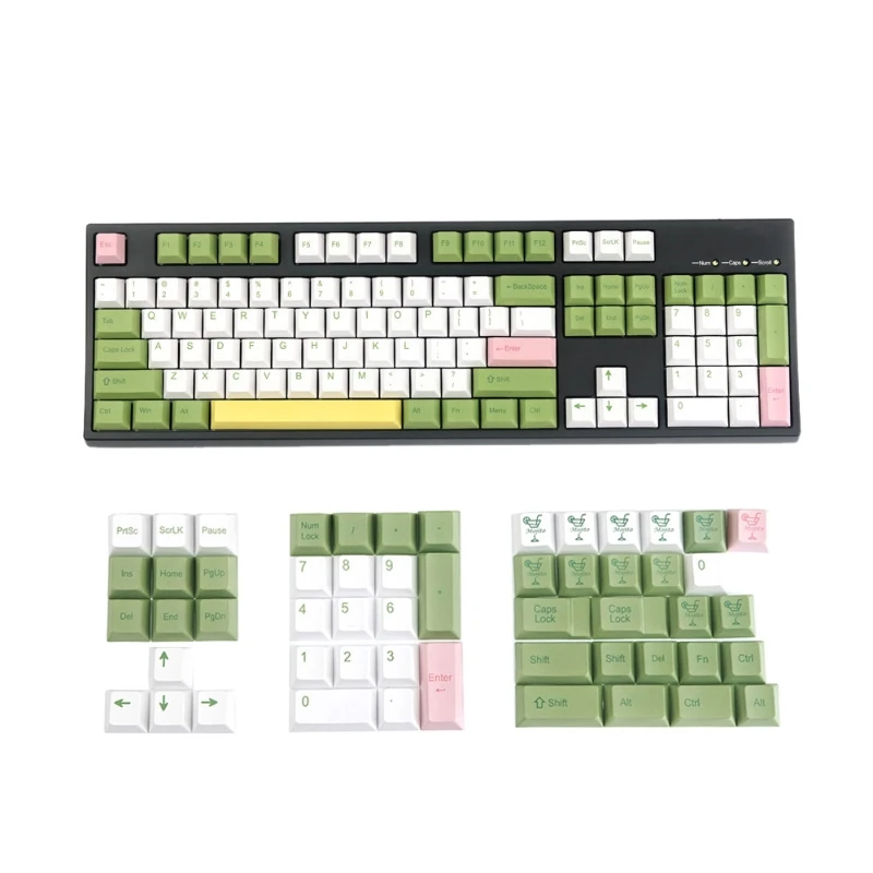 

Mechanical Keyboard Keycaps Mojito Original Cherry Profile 128 Keys Compatible Cherry MX Kailh Gateron Switches