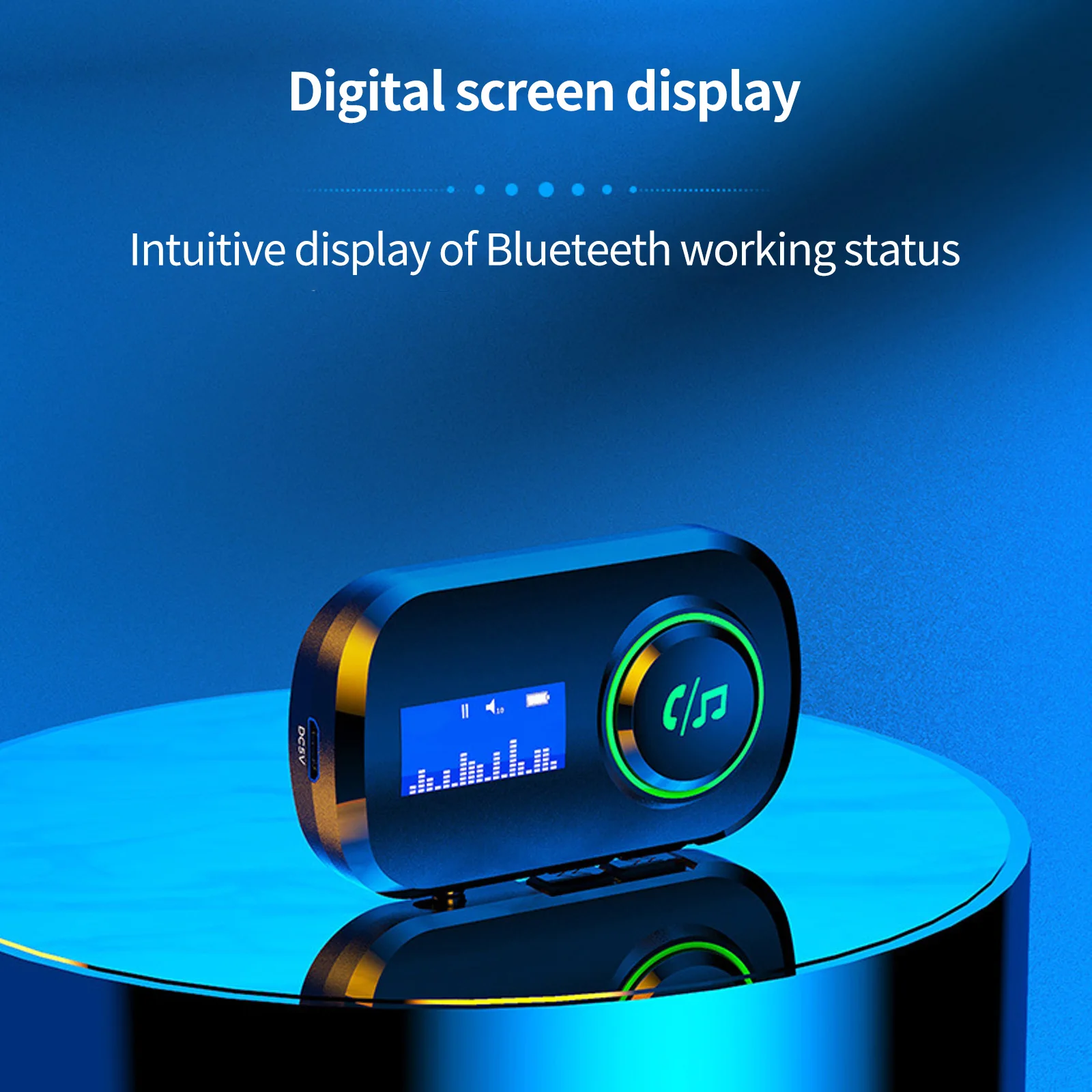 

Новый беспроводной аудиоприемник Bluetooth 5,0 передатчик 2 в 1 цифровой экран Diplay для ТВ ПК автомобильный динамик AUX Hifi музыкальный адаптер