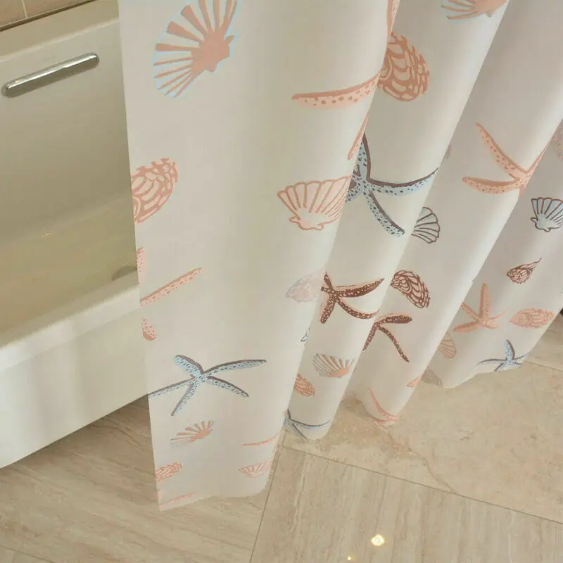 Модная Рождественская занавеска с принтом для дома ванной душа морской звезды