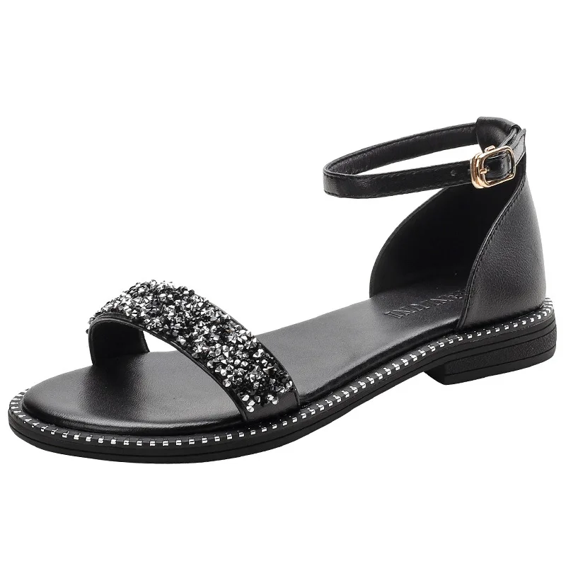 

Women's Sandals Wedges Women Flat Heels Solid Female Shoes 2021 Women's Flip Flops Chaussures Femme Platform Woman