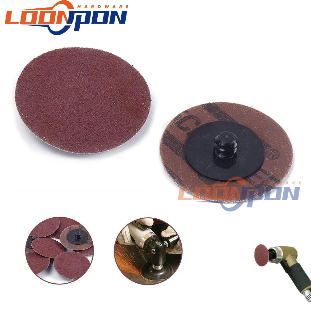 Шлифовальный диск Pad 2 &quot24 ~ 320 # рулонный замок шлифовальные диски R Type Roloc для