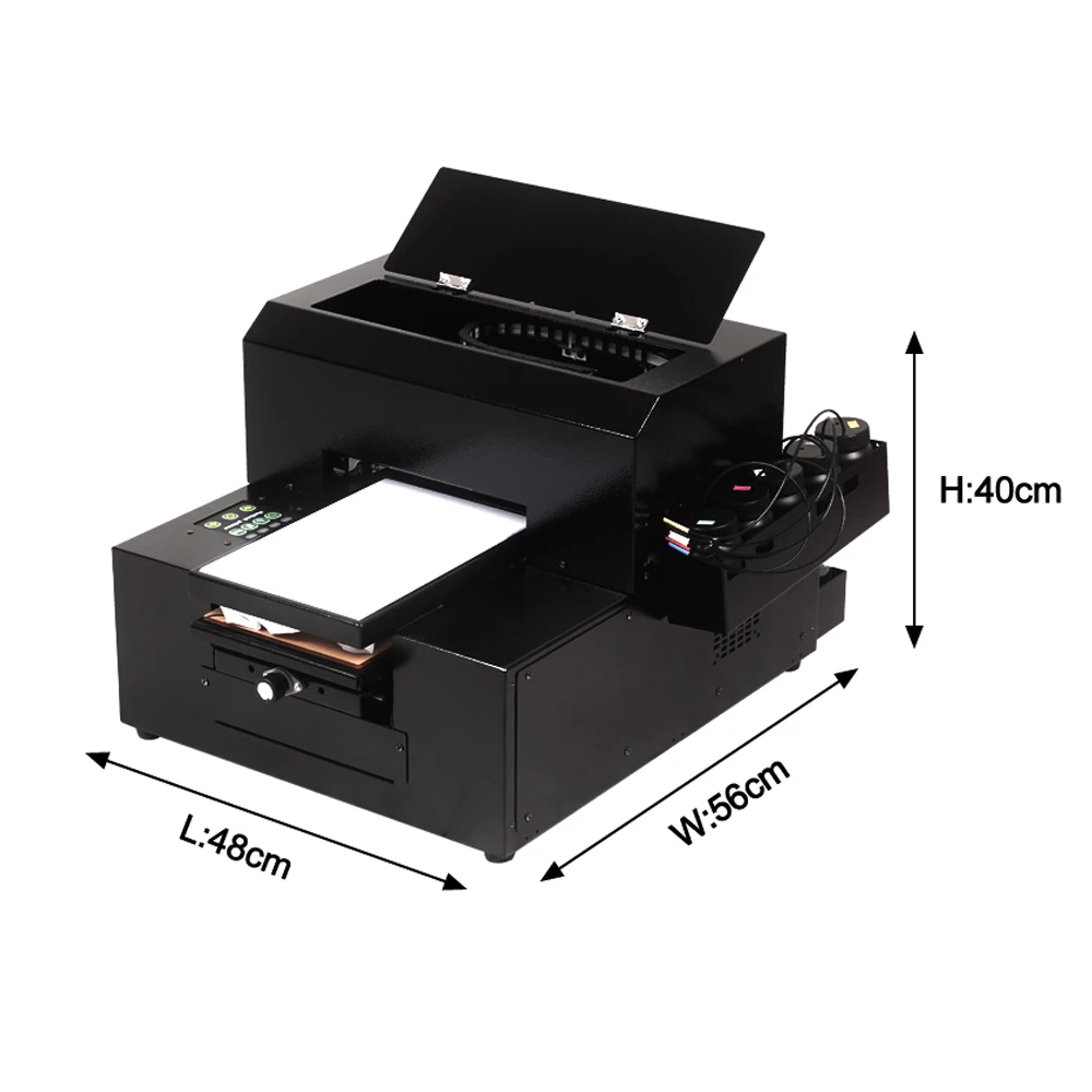 Dark and light clothing DTG printer multi-function LED cooling suitable for flat printing on T-shirts/curtains/gift boxes images - 6