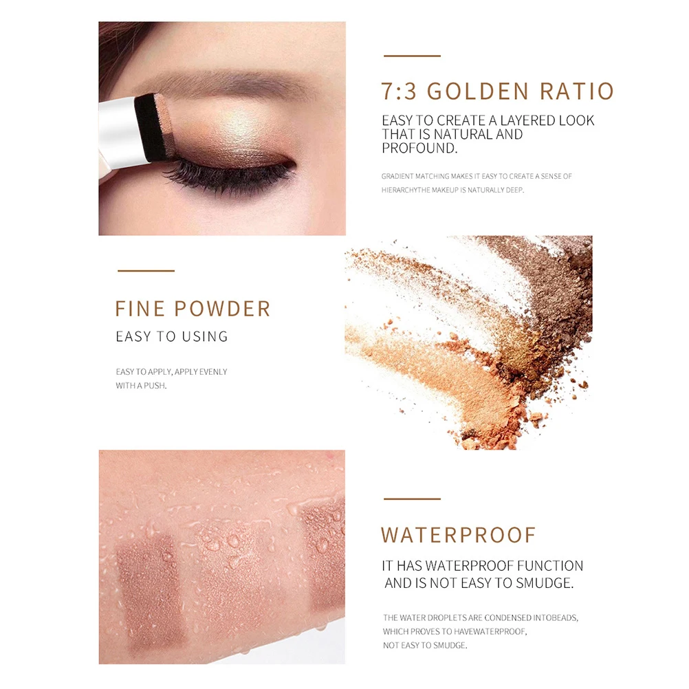 Палитра двухцветных теней для век блестящие тени палитра макияжа ленивые