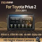 Автомагнитола Tiebro, 2 Din, Android 10 для Toyota Prius XW20 II 2 2003-2011, стерео, Bluetooth, плеер, радио 2 Din, Android Carplay DSP