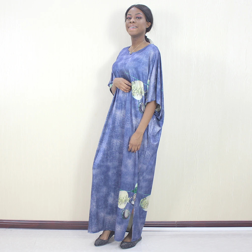 Женское платье с круглым вырезом и рукавом летучая мышь|Африканская одежда| |